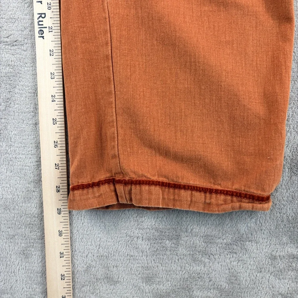 Vintage prAna Drawstring Cargo Pocket Pants in Rust Brown Men Medium USA Made
